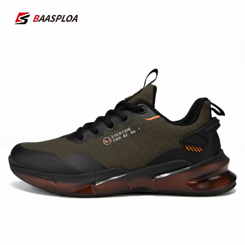 Top Trends: Baasploa 2021 New Design Men Outdoor Running Shoes Non-slip Wear-resistant Casual Shoes Lightweight Male Fashion Walking Shoes Shoppable Styles