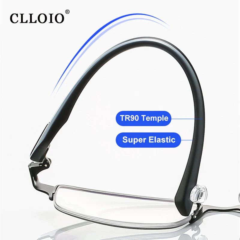 Top Trends: CLLOIO Business Office Reading Glasses For Men Women Multifocal Progressive Reading Glasses Anti Blue Light Presbyopic Eyewears Shoppable Styles - Image 4