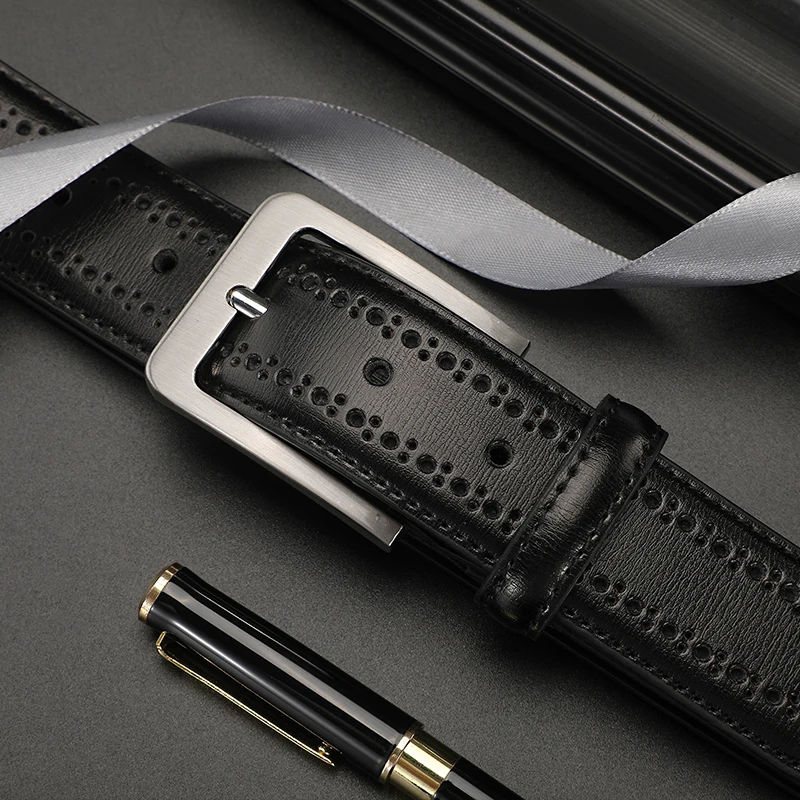 Top Trends: Men Belt Genuine Leather Dress Designers Belts For Men High Quality Business Work Casual Strap Coolerfire Brand Strap HQ226 Shoppable Styles