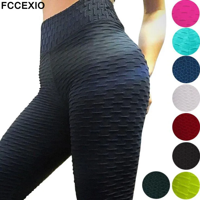 Top Trends: Sexy Workout Pants Fitness Sports Leggings Jacquard Leggings Female Running Trousers High Waist Tight Sports Pants Spodnium Shoppable Styles