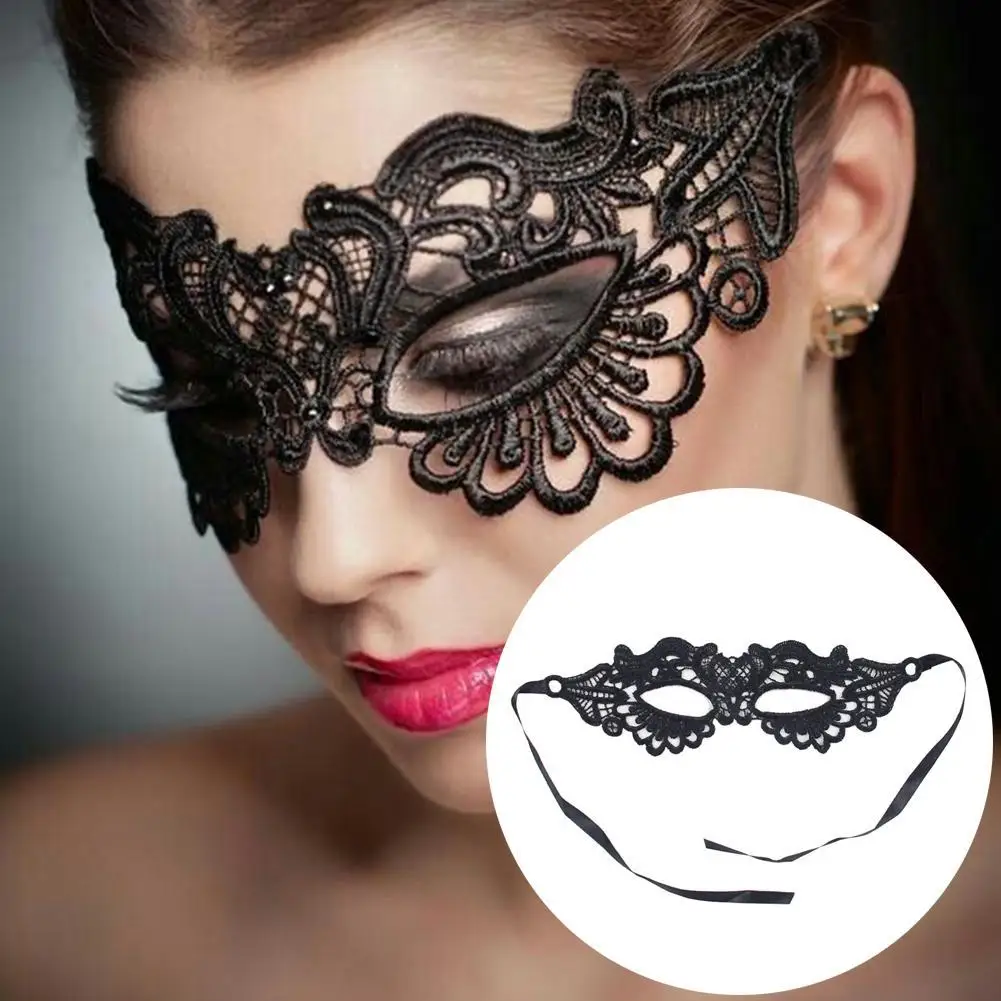 Top Trends: 2022 Sexy Women Hollow Lace Masquerade Face Mask Princess Party Cosplay Prom Props Costume Nightclub Queen Eye Mask Exotic Cloth Shoppable Styles