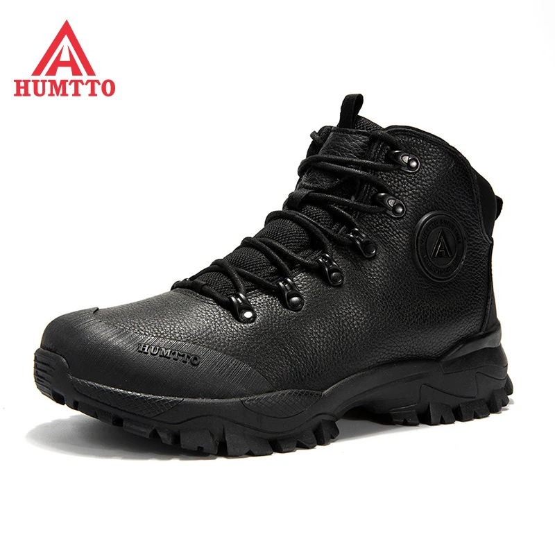 Top Trends: HUMTTO Brand Breathable Hiking Shoes For Men Winter Waterproof Outdoor Climbing Trekking Shoes Mens Leather Male Tactical Boots Shoppable Styles