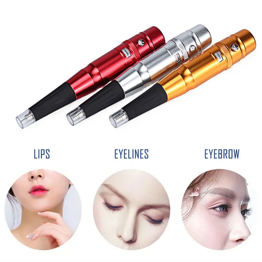 Top Trends: Universal Traditonal Microblading Pen Two Kinds Of Plugs For Eyebrow Eyeliner Lips Semi-permanent Makeup Tattoo Machine Shoppable Styles