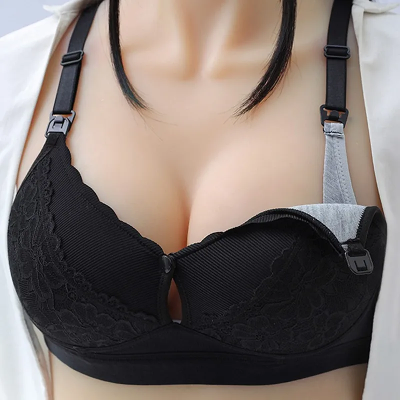 Top Trends: Nursing Bra Breathable Breastfeeding Bras For Pregnant Women Maternity Bra Plus Big Size Easy Feeding Soutien Gorge Allaitement Shoppable Styles