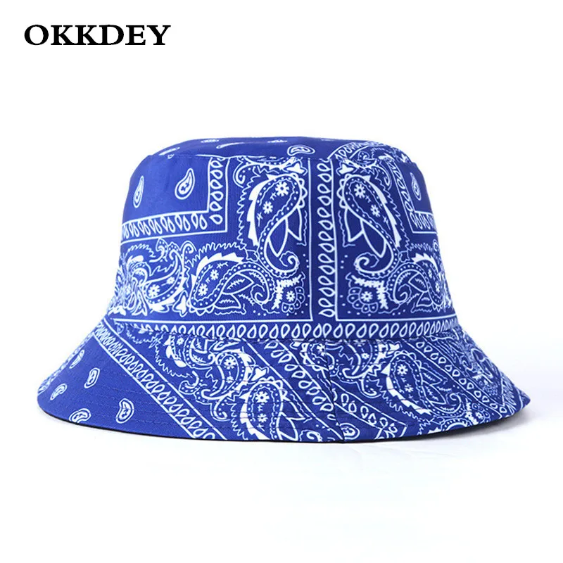 Top Trends: New Unisex Pattern Cotton Bucket Hat Men Women Cotton Double-Sided Sun Cap Summer Panama Fashion Fold Sun Fishing Fisherman Hats Shoppable Styles