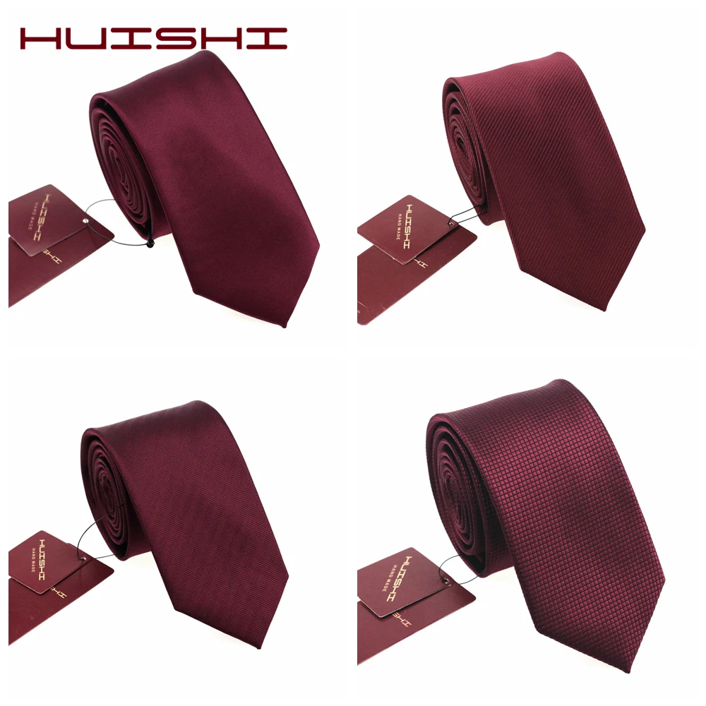 Top Trends: Unisex Shirt Waterproof Neck Tie Scarves Accessories Men Wine Red Suit Tie Sale Colorful Marriage Gift Popular Necktie Men Shoppable Styles