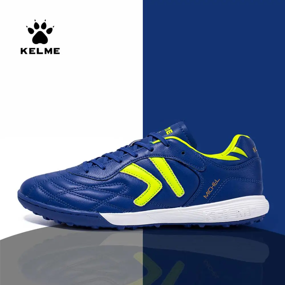 Top Trends: KELME Soccer Shoes TF Football Boots Calf-Skin Cleats Professional Futsal Original Football Training Sneakers ZX80011017 Shoppable Styles