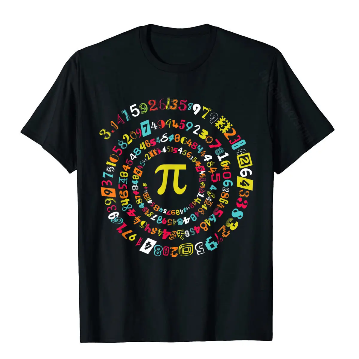 Top Trends: Funny Pi Day Shirt Spiral Pi Math Tee For Pi Day 3.14 T-Shirt Top T-Shirts Customized Cotton Tops Shirts Simple Style For Men Shoppable Styles