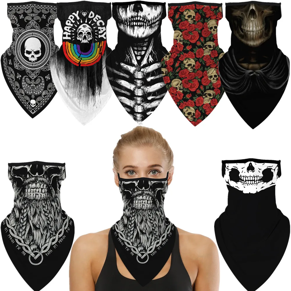 Top Trends: Halloween Skull Death Punk Scary Cosplay Face Mask Neck Scarf Masks Bandana Headband Balaclava Shoppable Styles