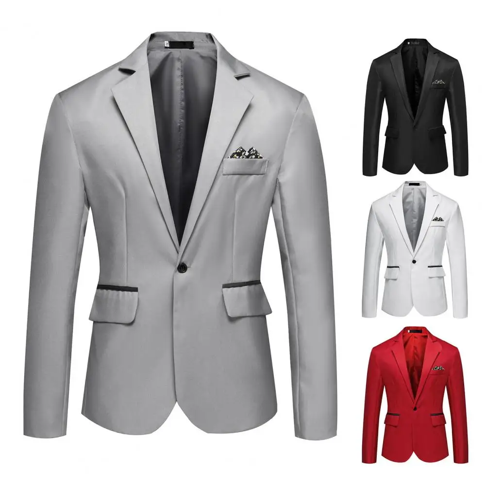 Top Trends: Formal Casual Formal Lapel Suit Coat For Business Men Blazer Formal Casual Formal Lapel Suit Coat For Business Shoppable Styles - Image 6