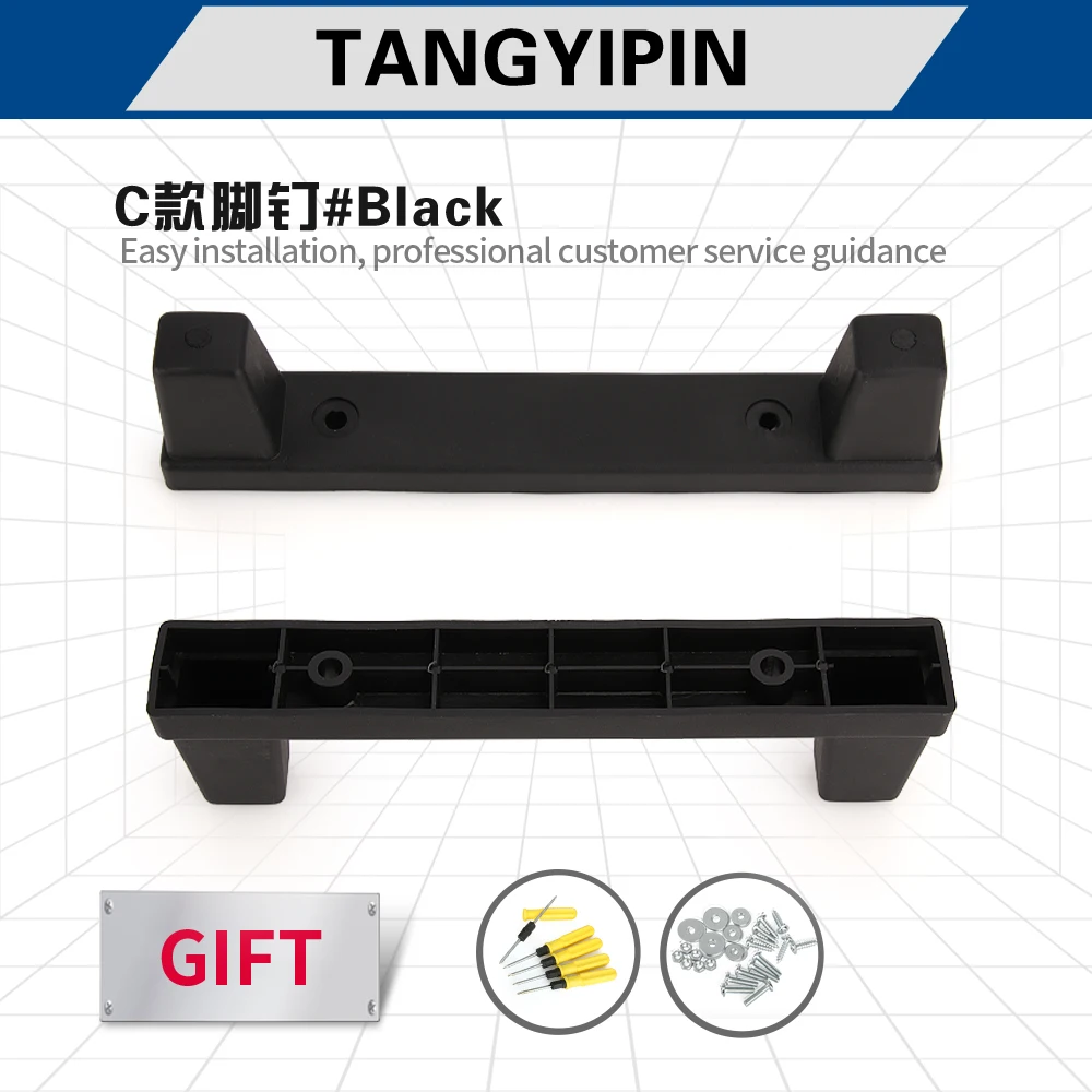 Top Trends: TANGYIPIN C # Aluminum Box Base Pads Luggage Repair Parts Anti-wear Luggage Trolley Case Replace Bracket Plastic Foot Nails Shoppable Styles