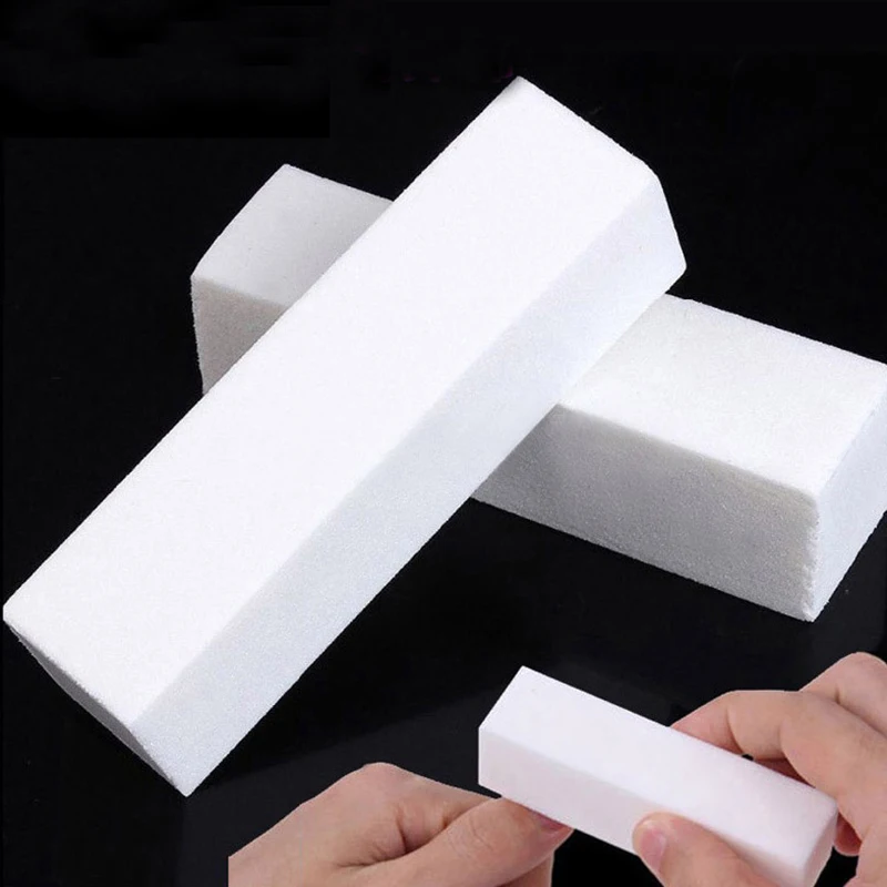 Top Trends: 10Pcs White Buffing Sanding Files Block Pedicure Manicure Polisher Nail Art Buffer Polishing Tools Shoppable Styles