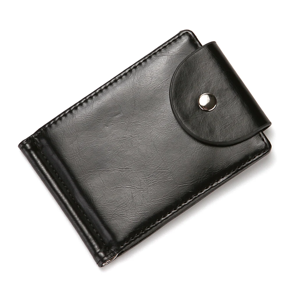 Top Trends: CUIKCA Slim Leather Wallet Coin Bag Money Clip Card Cases Zipper Women Men Pull Type ID Credit Holders Hasp Shoppable Styles - Image 4