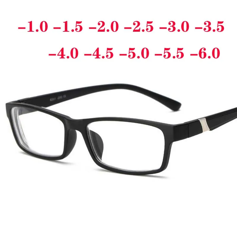 Top Trends: -1 -1.5 -2 -2.5 -3 -3.5 -4 -4.5 -5 -5.5 -6.0 Plastic Frame Resin Lens Finished Myopia Glasses Men Women Shortsighted Eyeglasses Shoppable Styles