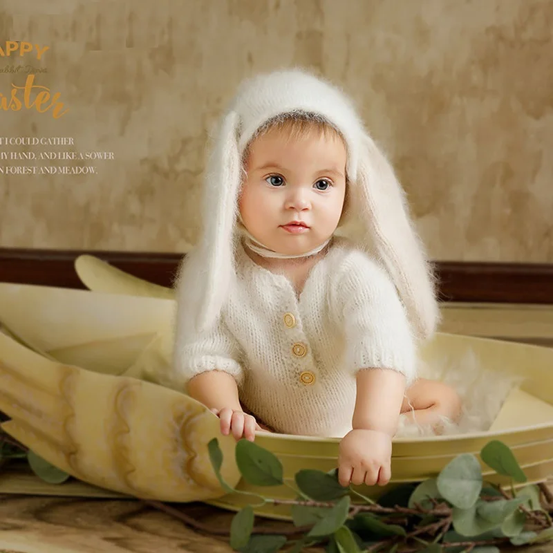 Top Trends: Newborn Photography Props, Fuzzy Bunny Romper For Baby Photo Prop Shoppable Styles