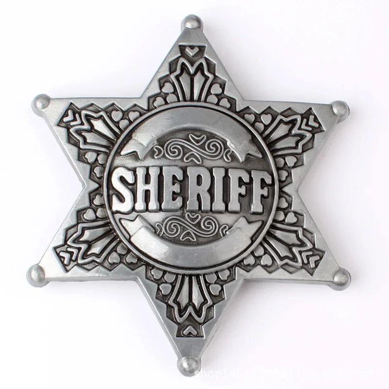 Top Trends: Sheriff Belt Buckle Homemade Handmade Belt Components Waistband DIY Western Cowboy Police Shoppable Styles