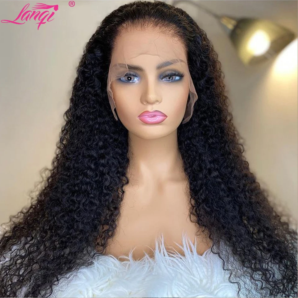 Top Trends: Kinky Curly 30 Inch Lace Front Human Hair Wig Pre Plucked Lace Closure Wig Brazilian Deeo Curly Lace Frontal Wigs For Women Shoppable Styles