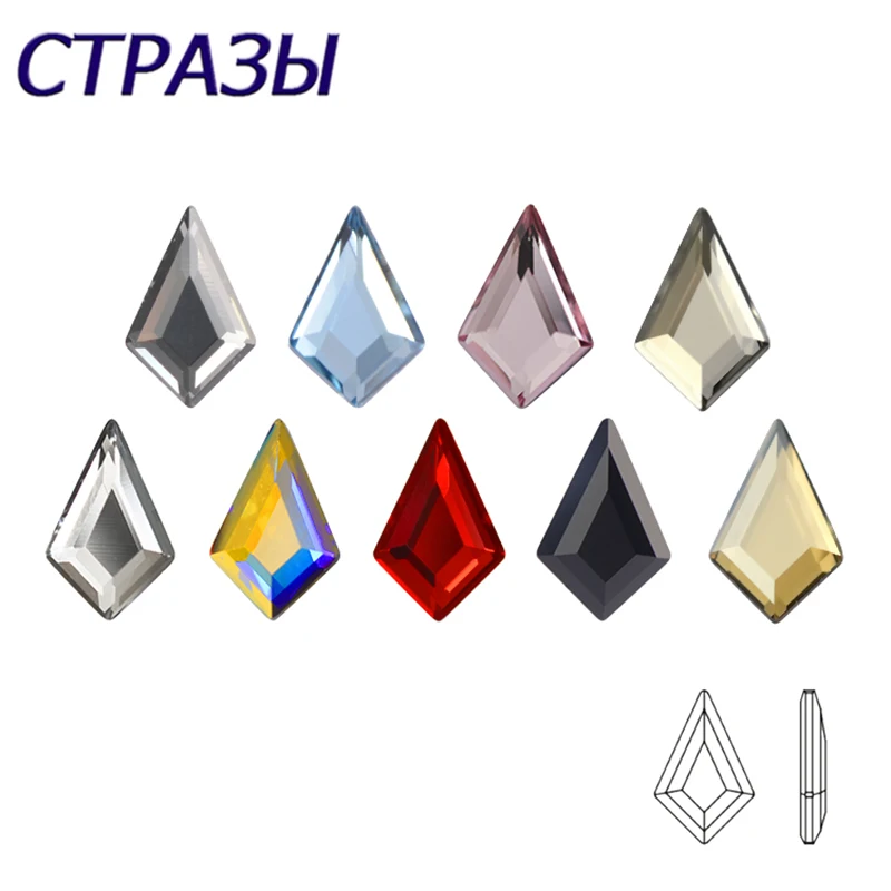 Top Trends: Small Arrow Shape Nail Art Rhinestone Jewelry Strass All Sizes Flatback Colorful Crystal Stones For 3D Nail Charms Accessories Shoppable Styles