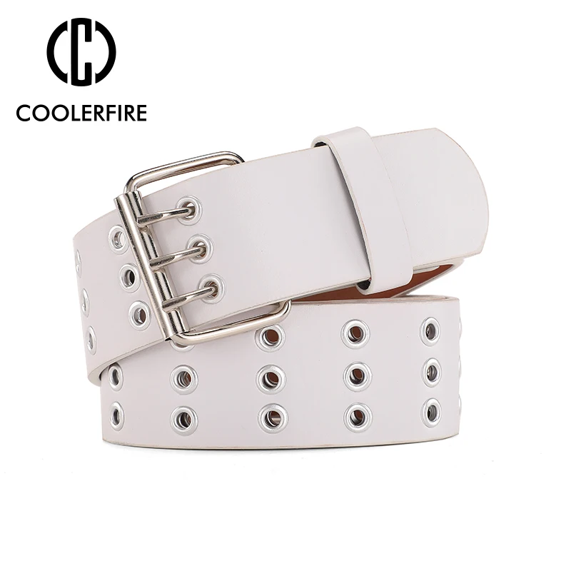 Top Trends: Women Belts Luxury Genuine Leather Pin Buckle Belts For Women Fashion Alloy Retro Decorative Punk Jeans Decorative Ladies Strap Shoppable Styles