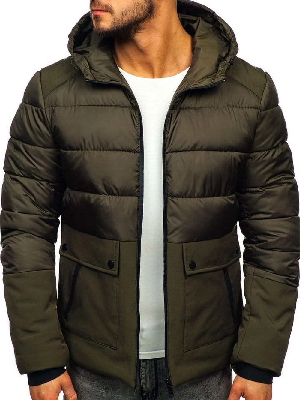 Top Trends: ZOGAA Fashionable Men's Hooded Zipper Warm Cotton Jacket Shoppable Styles