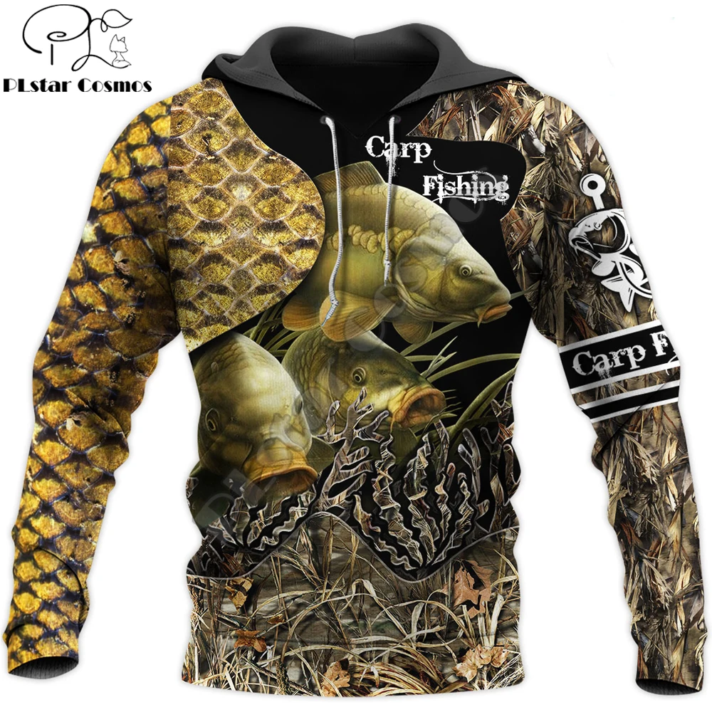 Top Trends: Carp Fishing Pattern 3D All Over Printed Mens Autumn Hoodie Sweatshirt Unisex Streetwear Casual Zip Jacket Pullover KJ613 Shoppable Styles