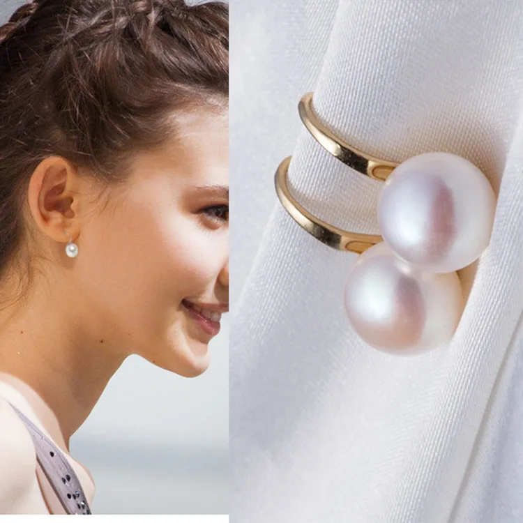 Top Trends: Glamour Earrings Sale Natural Freshwater Pearl Earrings Korean Fashion 2019 New Popular Pearl Women's Earrings Wholesale Shoppable Styles