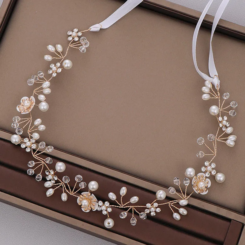 Top Trends: New High Grade Wedding Bridal Hair Accessories Handmade Shiny Rhinestone Flower Pearl Headband Bridal Wedding Headdress LL@17 Shoppable Styles