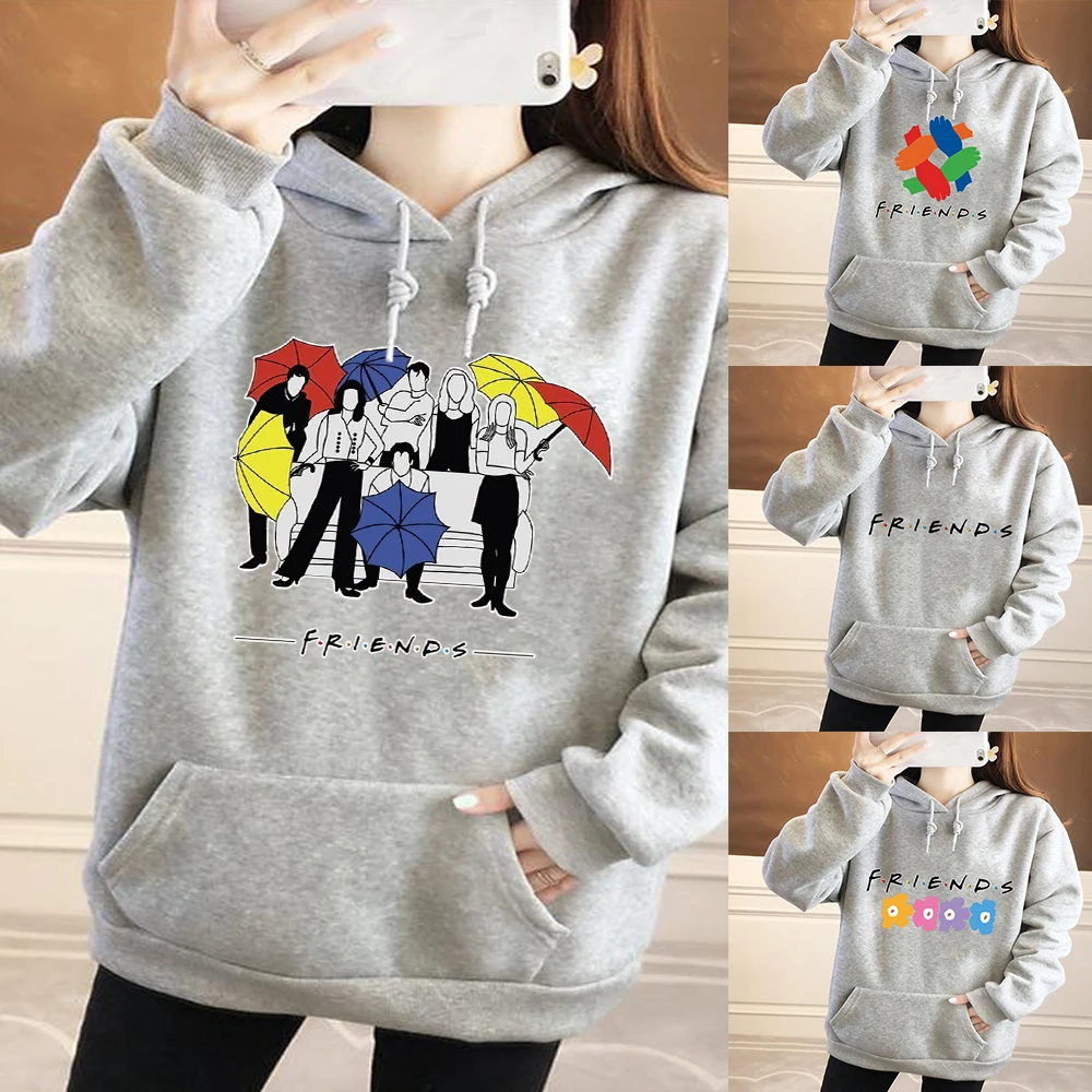 Top Trends: Womens Hoodie Sportswear Suit Womens Sweaters New Lazy Style Couples Harajuku Pullover Printed Ladies Winter Jacket Shoppable Styles