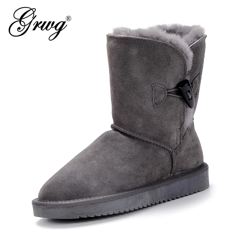 Top Trends: Wholesale / Retail High Quality Women&#039;s Australia Classic Snow Boots Real Leather Natural Fur Winter Boots Brand Womens Warm Shoes Shoppable Styles