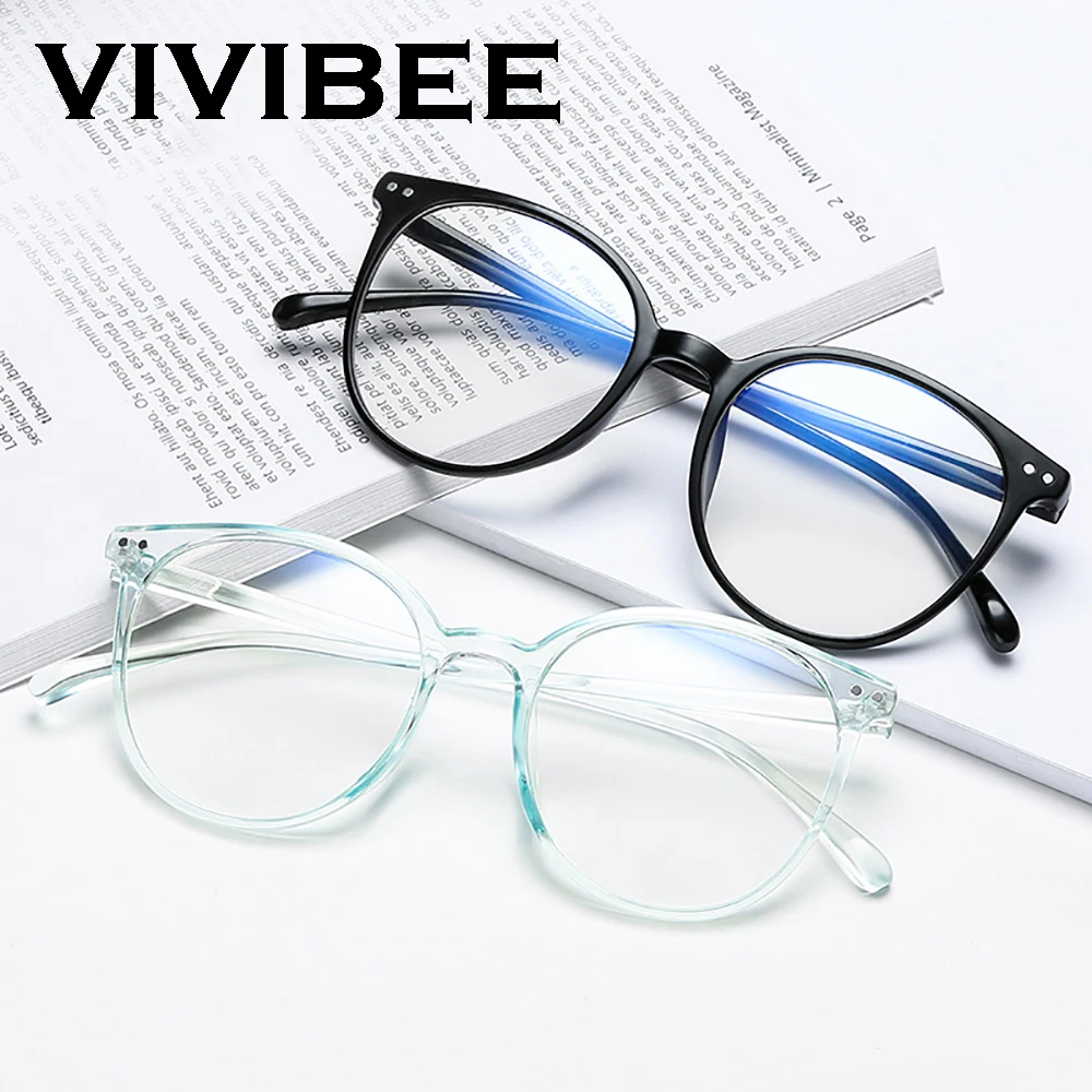 Top Trends: 2024 Trending Office Blue Light Blocking Oversized Round Glasses Computer Women Anti Blue Gaming Big Size Men Eyeglasses Frame Shoppable Styles