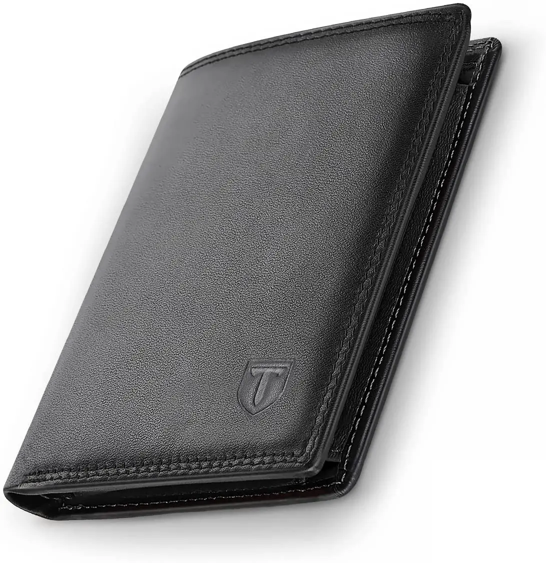 Top Trends: Teehon 2023 Elegant Fashion Wallet Men Genuine Leather Coin Pocket Card Holder Purse RFID Shoppable Styles