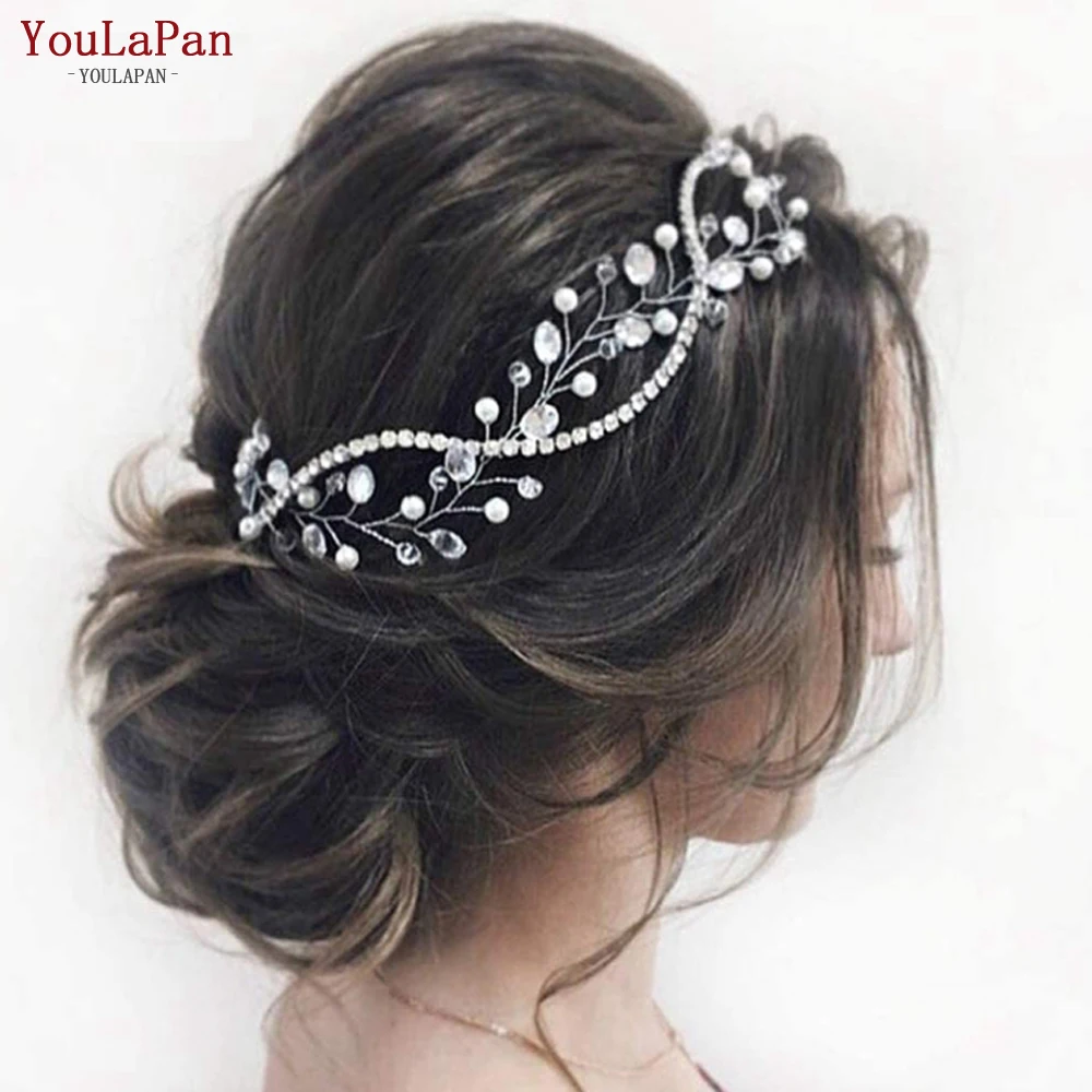 Top Trends: TOPQUEEN HP93 Bride Headpieces For Wedding Crystal Bridal Hair Accessories Hair Vine Headbands For Women Crystal Hair Vine Shoppable Styles