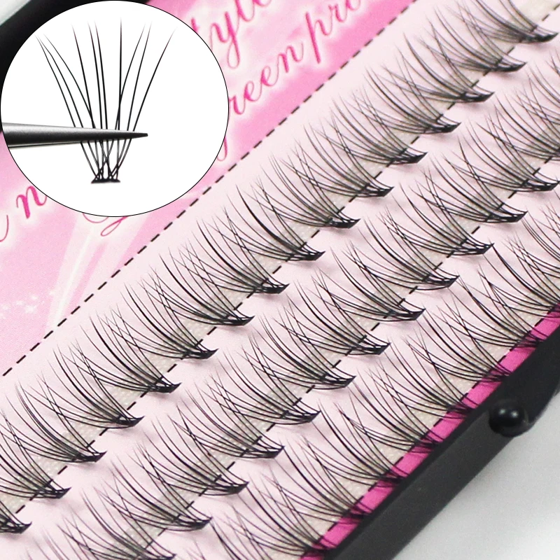 Top Trends: 60pcs Individual Cluster EyeLashes Professional Makeup Grafting Fake False Eyelashes For Eyelash Extensions False Eyelashes Tabs Shoppable Styles