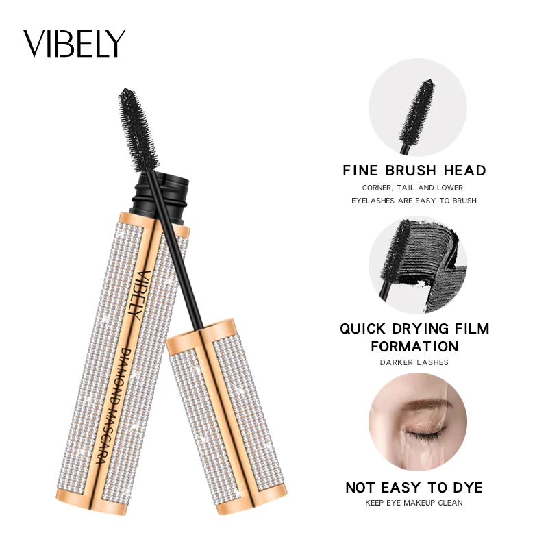 Top Trends: VIBELY 4D Silk Fiber Eye Lash Mascara Extension Effect False Eyelash Waterproof Lengthening Mascara Extra Volume Bulklash Makeup Shoppable Styles - Image 6