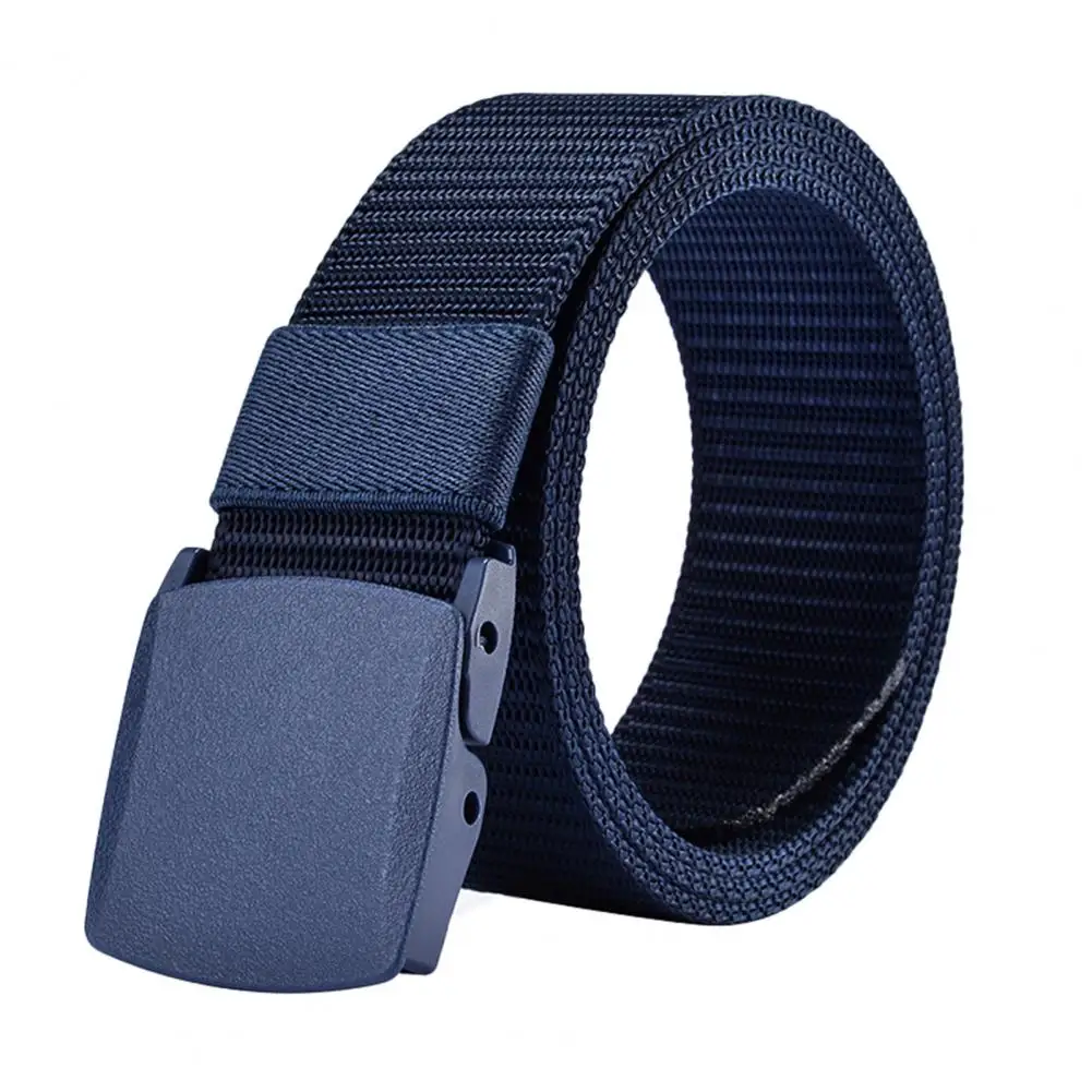 Top Trends: Fashion Men Belt Solid Color Adjustable Exquisite Buckle Men Lightweight All Match Clothes Accessories Waist Belt Daily Wear Shoppable Styles - Image 3