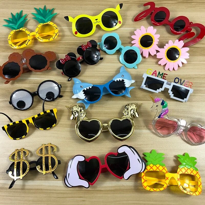 Top Trends: 1 Pcs Funny Crazy Party Dress Glasses Sunglasses Accessories Novelty Costume Party Carnival Glasses Event Decoration Supplies Shoppable Styles