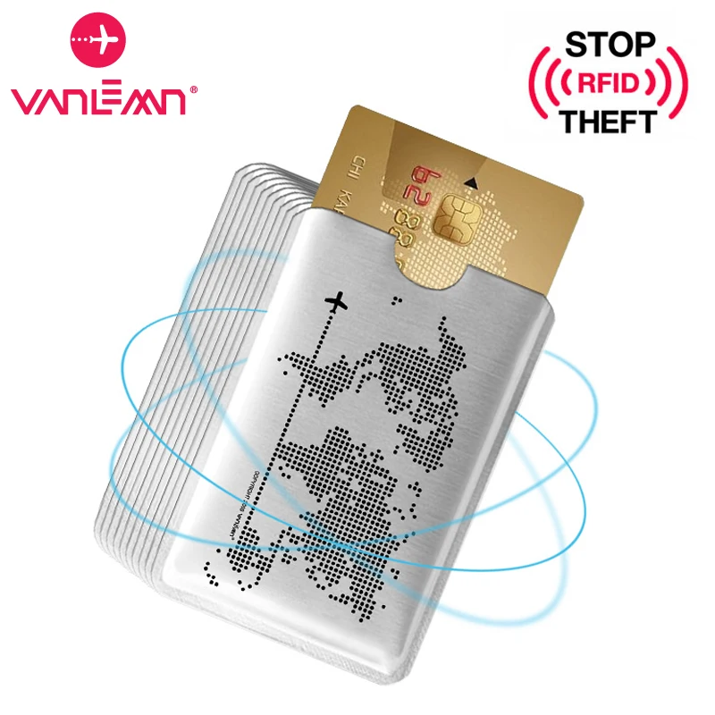 Top Trends: Men Anti Rfid Blocking Reader Lock Bank Card Holder Women Thin Wallet Id Bank Card Case Protection Metal Credit NFC Holder Hot Shoppable Styles