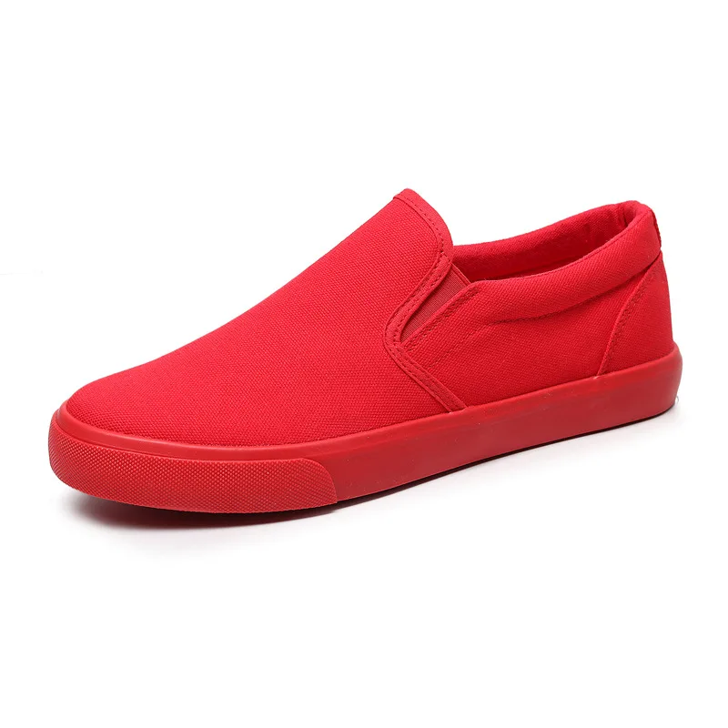 Top Trends: New Autumn Chinese Red Canvas Shoes Men&#039;s Work Shoes Breathable Casual Board Shoes Student Sports Shoes Men Women Sneakers Shoppable Styles