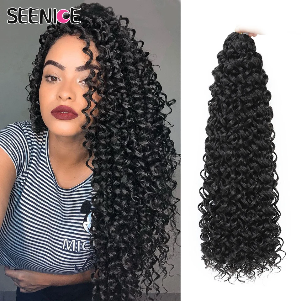 Top Trends: Ocean Wave Braiding Hair Extensions Crochet Braids Synthetic Hair MAZO Afro Curl Ombre Curly Blonde Water Wave Braids For Women Shoppable Styles