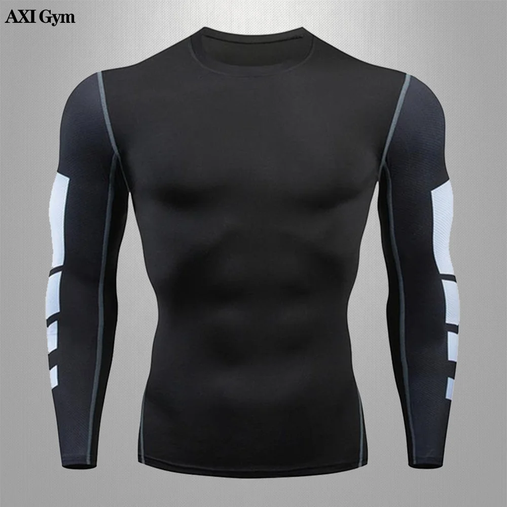 Top Trends: Men's Running T Shirt Gym Fitness Jogging T Shirt Basketball Football Match Ball Sports Jersey Men's MMA Boxing Tight Sportswear Shoppable Styles - Image 6