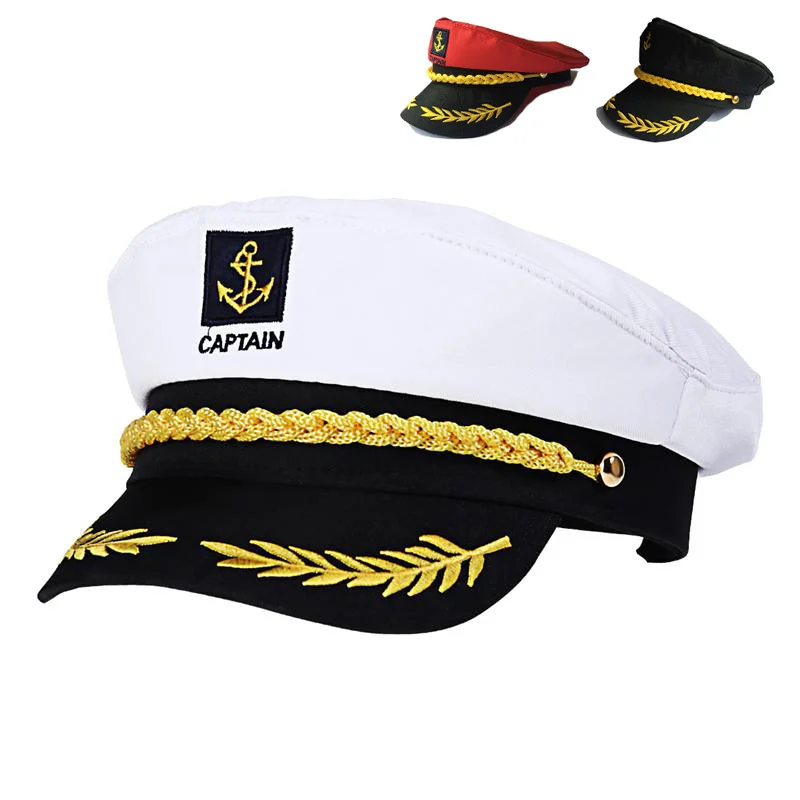 Top Trends: Adult Navy Hat Yacht Military Hats Boat Skipper Ship Sailor Captain Costume Hat Adjustable Cap Navy Marine Admiral For Men Women Shoppable Styles