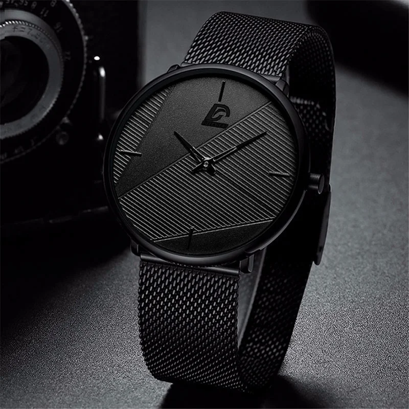 Top Trends: Reloj Hombre Watches Mens 2023 Minimalist Men&#039;s Fashion Ultra-thin Watch Simple Men Business Quartz Wristwatch Relogio Masculino Shoppable Styles