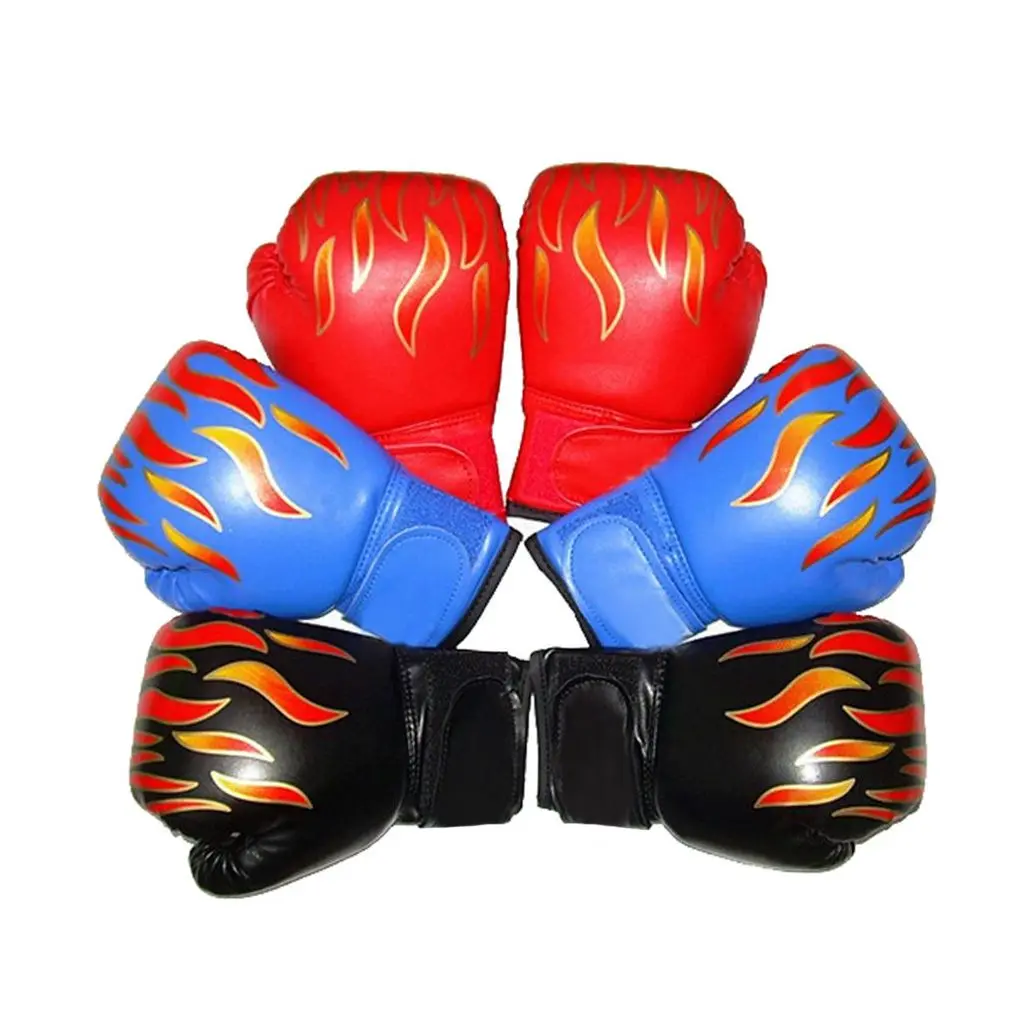 Top Trends: Boxing Glove Leather Kickboxing Protective Glove Kids Children Punching Training Sanda Sports Supplies Shoppable Styles