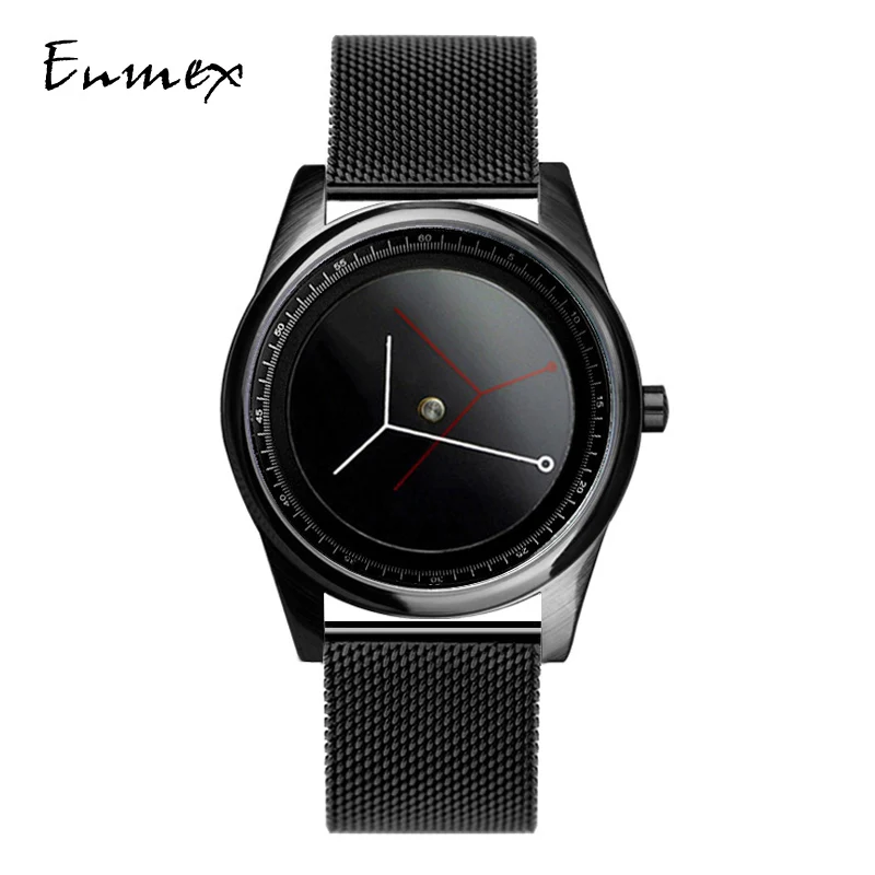 Top Trends: Enmex Creative Design Men Women Wristwatch Branch Concept Brief Stainless Steel Simple Face Nature Fashion Quartz Men Wristwatch Shoppable Styles