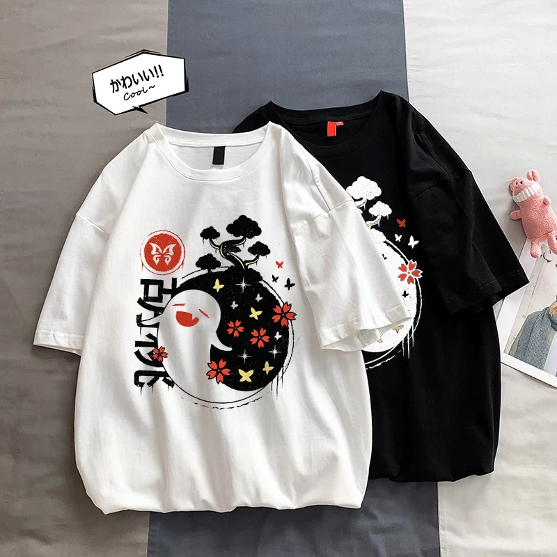 Top Trends: Genshin Impact T Shirt Women Hot Game Graphic Tees Unisex Kawaii Summer Tops Harajuku Cartoon Hu Tao T-shirt Funny Keqing Female Shoppable Styles