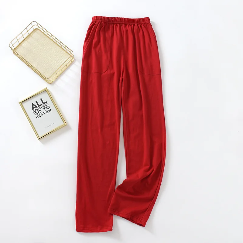 Top Trends: Fdfklak Cotton Pajamas Pants Home Wear Women Sleepwear Night Pant Loungewear Sleep Bottoms Loose Trousers Pantalones De Mujer Shoppable Styles