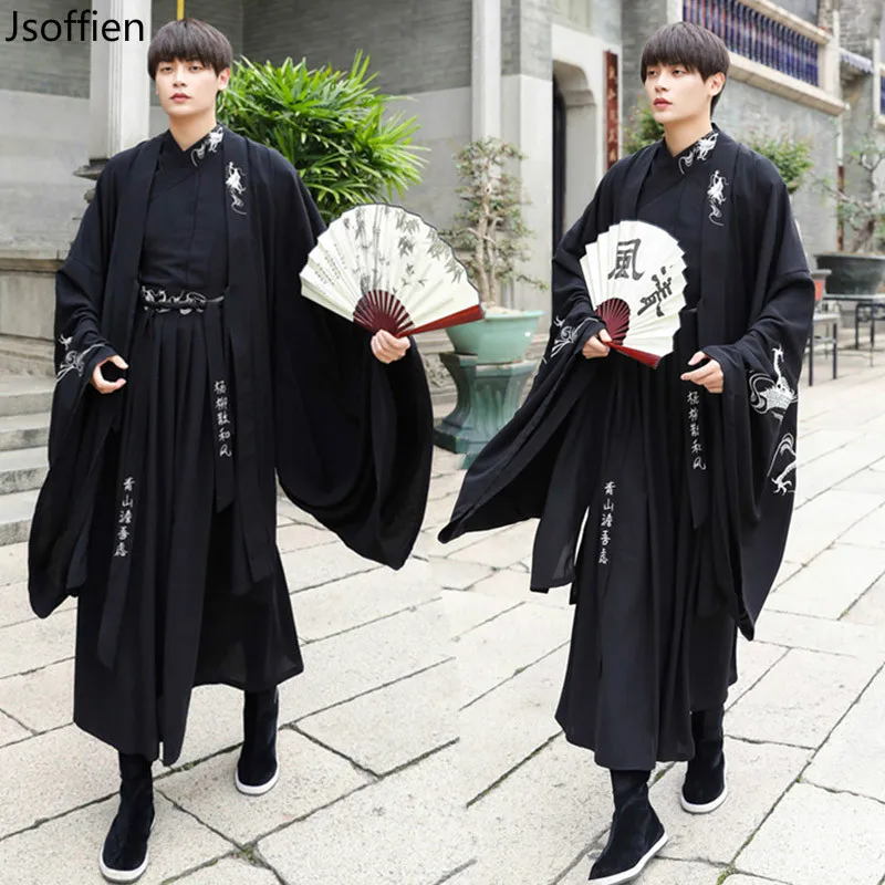 Top Trends: Large Size Women Traditional Hanfu Dress Man Han Dynasty Costume Couple Chinese Ancient Swordsman Clothing Male Kimono Tang Suit Shoppable Styles