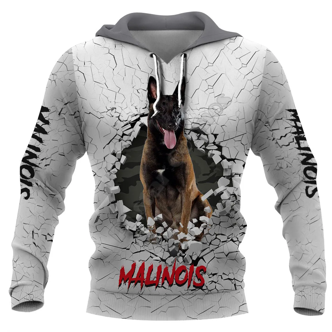 Top Trends: Malinois 3D Printed Hoodies Pullover Men For Women Funny Animal Sweatshirts Fashion Cosplay Apparel Sweater 02 Shoppable Styles