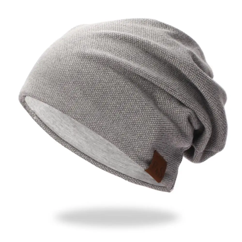 Top Trends: Autumn Winter Beanie Caps Casual Thermal Elastic Knitted Cotton Sports Warmer Casual Headwear Knitted Solid Unisex Shoppable Styles