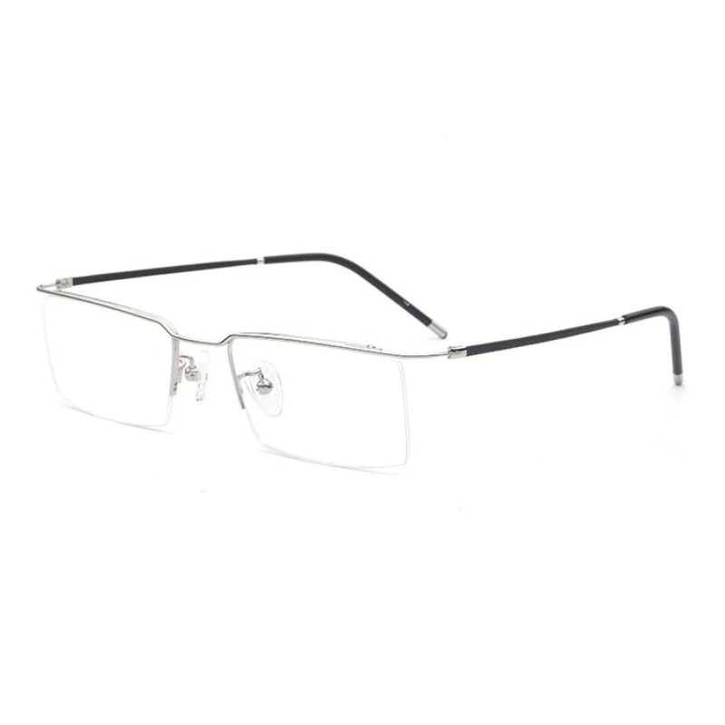 Top Trends: HOTOCHKI Titanium Alloy Half Rimless Optical Prescription Eyeglasses Frame For Men And Women Eyewear Eye Glasses Optical Frame Shoppable Styles - Image 6